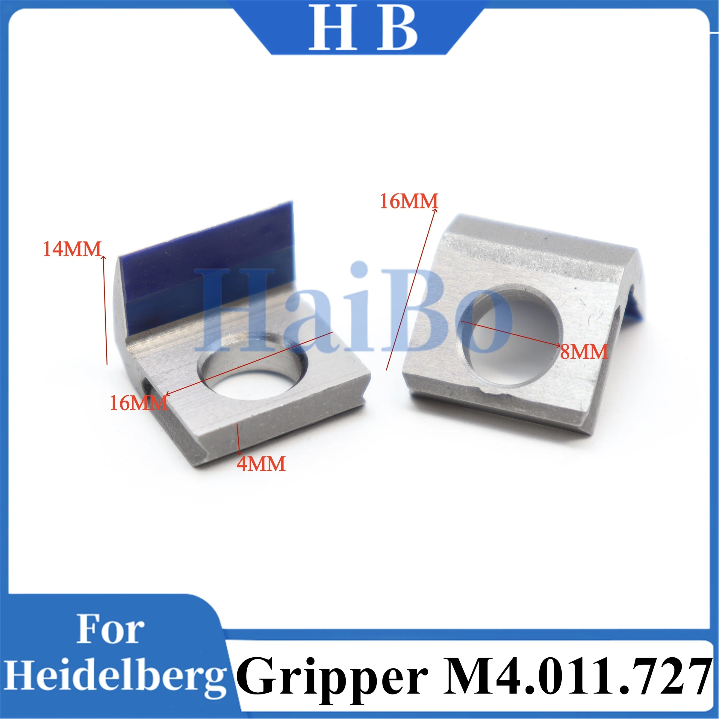 HaiBo Best Quality Gripper Fingers M4.011.727 for SM74/PM74/SM52/PM52 Machines-Solvent Ink Compatible Offset Printing