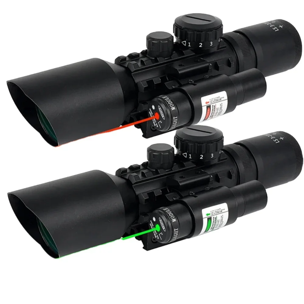 

M9 Scope 3-10X42 EG Red And Green Laser Optical Scope Suitable For Hunting And Shooting Sports