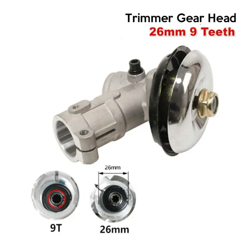 AA83 26 mm 9-Tooth Mower Working Head Round Rod Trimmer Replaced Gearheads