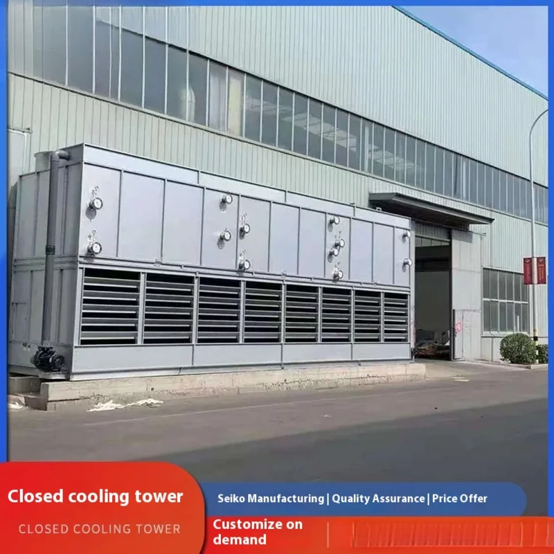 Source Factory Industrial FRP Counterflow Cooling Tower Natural draft cooling tower‌ Casting, metallurgy, forging, circulating w