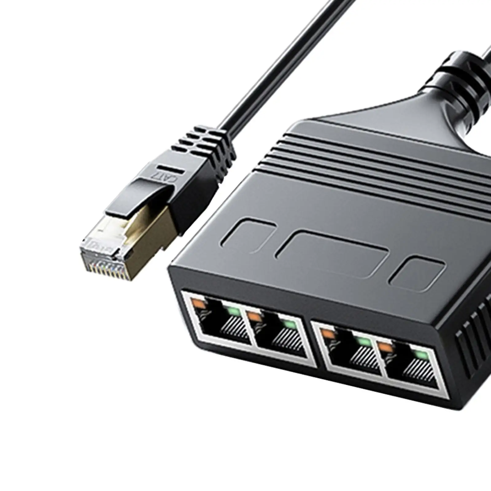 كابل مقسم إيثرنت RJ 45 محول فاصل RJ 45 1000 ميجابت في الثانية كابل شبكة LAN 1 إلى 4 كابل منفذ لـ Cat5 Cat5E متين وبسيط