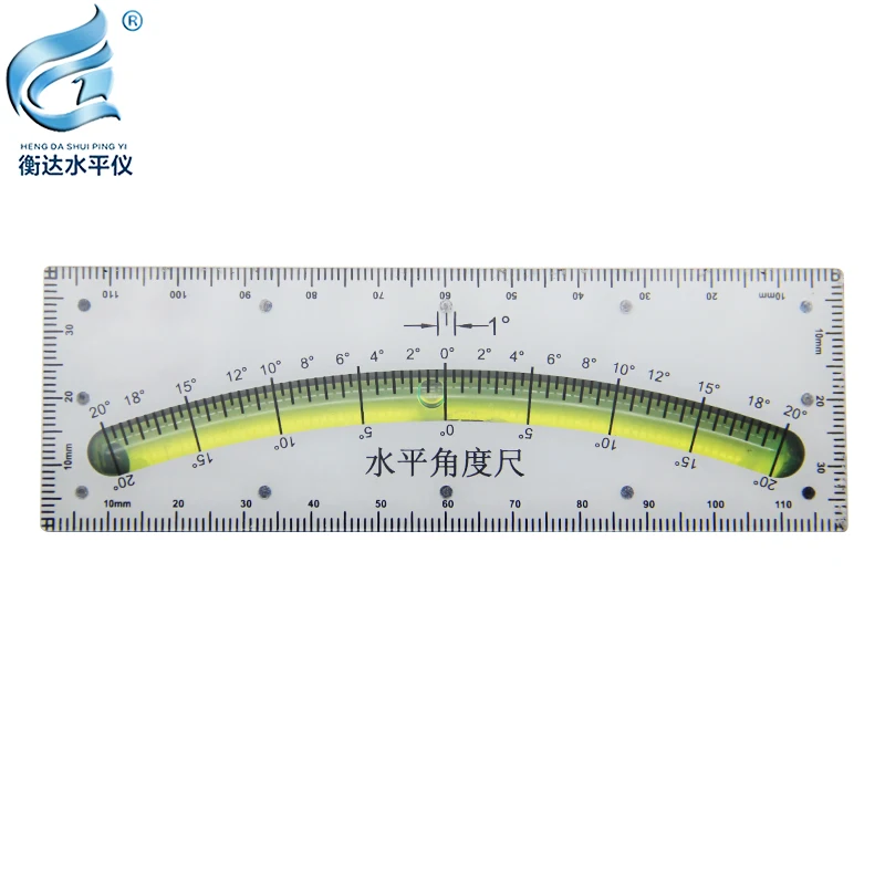 High-precision horizontal angle ruler portable horizontal bubble plastic level squaHigh-precision horire horizontal bubble level