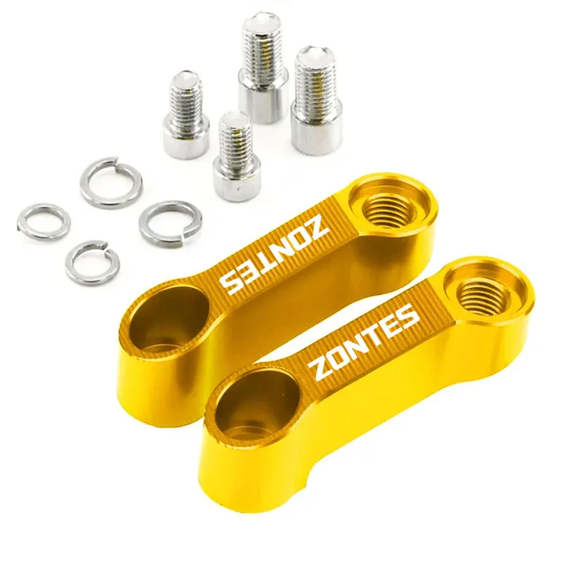 Fit For Zontes 310R 310X 310V 310 t2 G1 125 U1 U 155 ZT 125 T310 350E 350 Motorcycle Mirrors Riser Extension Bracket Accessories