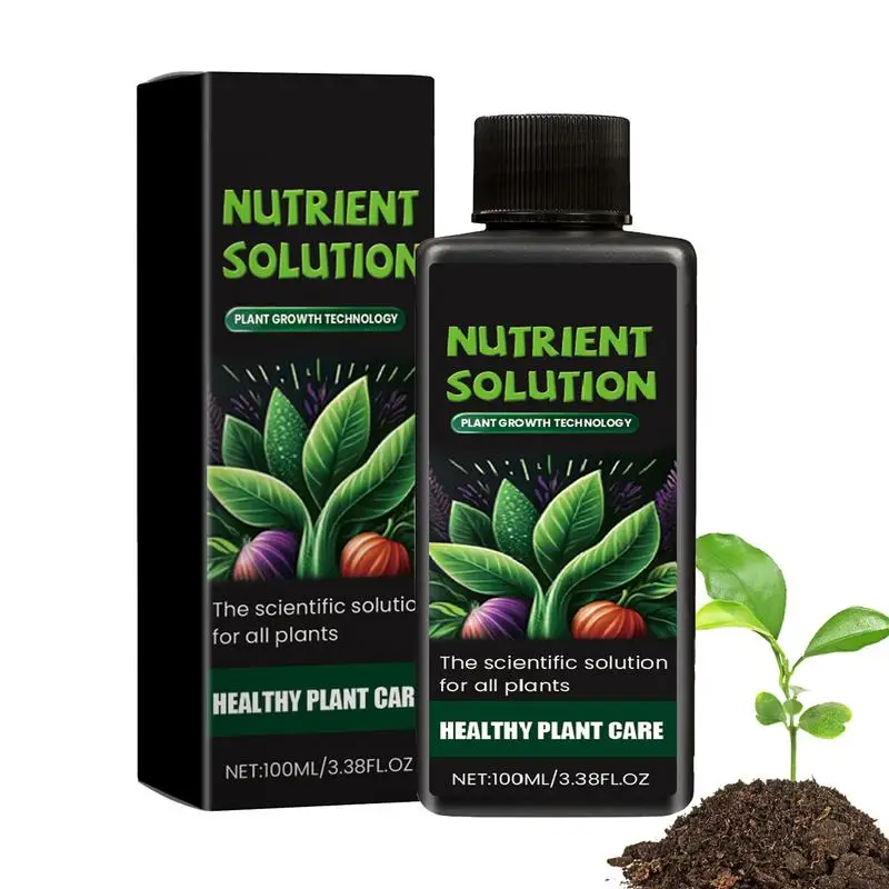 Plant Nutrients 100ml Plant Nutrient Solution Natural Liquid Fertilizer and Plant Growth Enhancer for Soils Plants Hydroponic