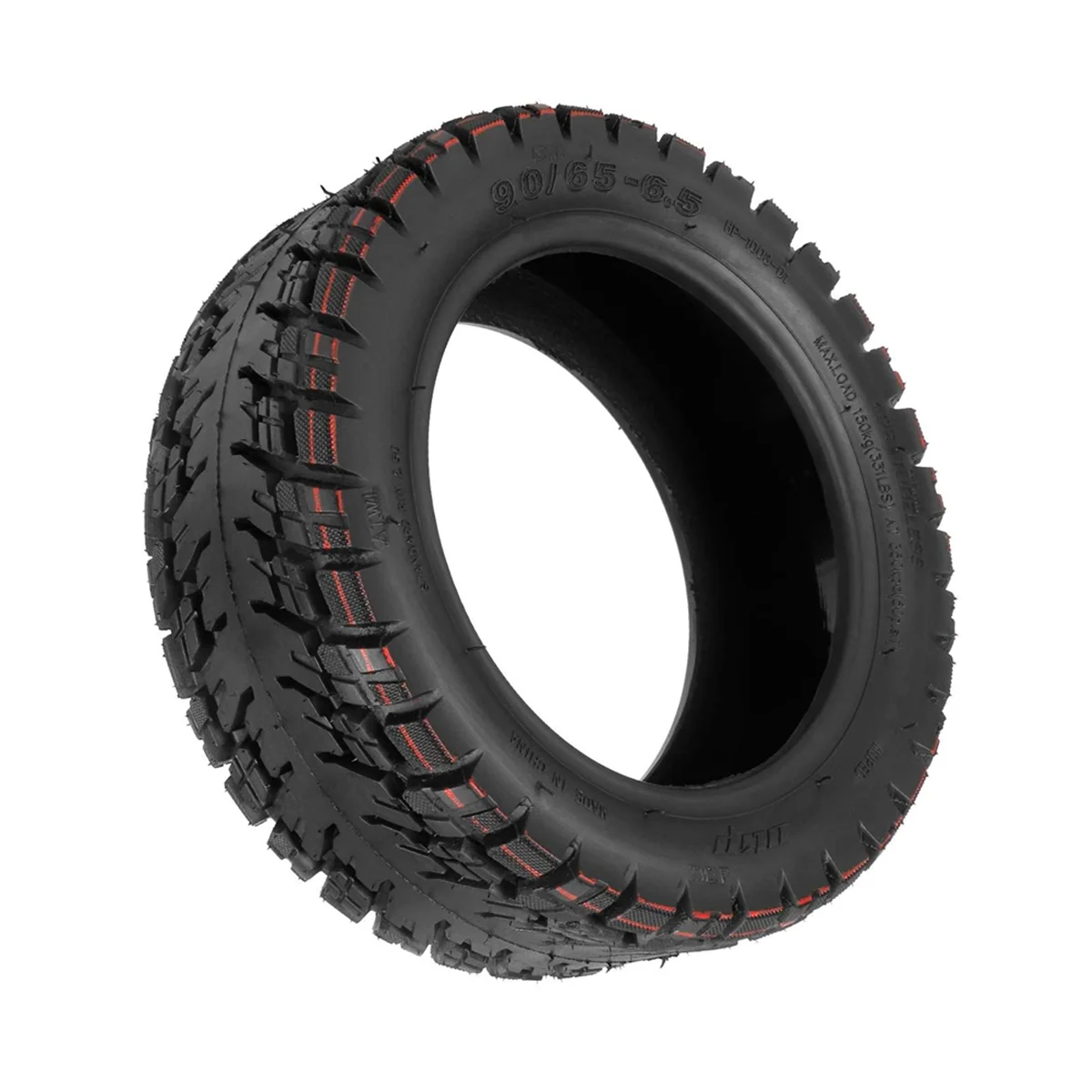 

A48I 11 Inch Self-Healing Scooter Tires 90/65-6.5 Off-Road Vacuum Tires Stable Non-Slip Wear Resistant Tire Scooter Parts