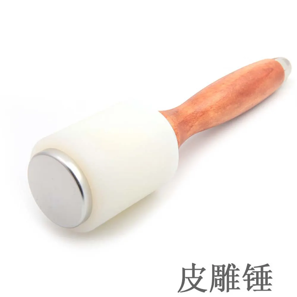 DIY leather carving hammer leather carving printing tool nylon hammer punching hammer leather carving hammer