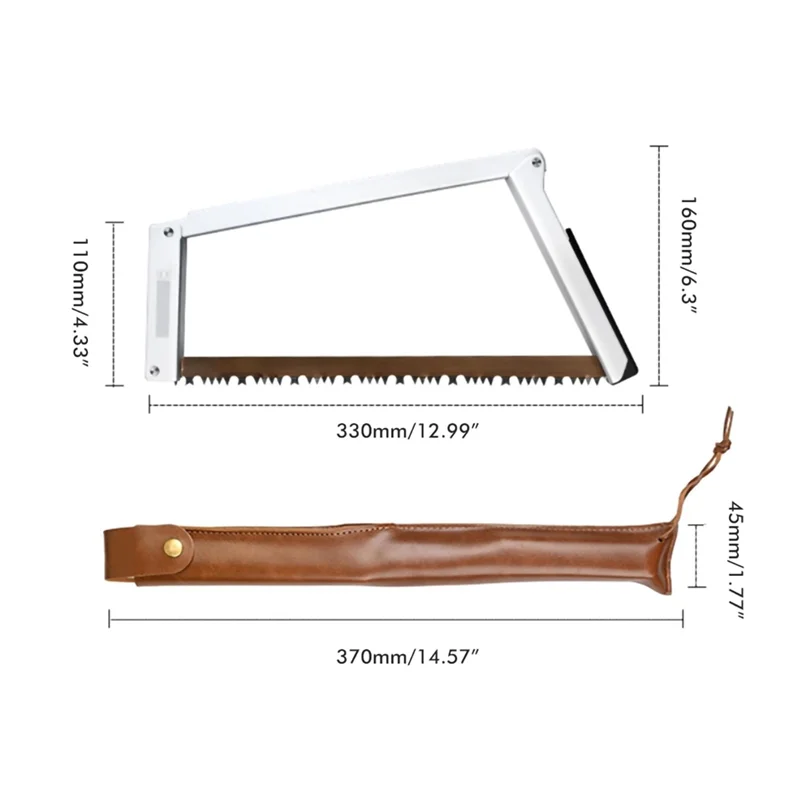 【Superdeals】13 Inch Folding Bow Saw Folding Hand Saw,Multifunctional Rectangular Hand Saws For Wood, Bone, Tree Pruning