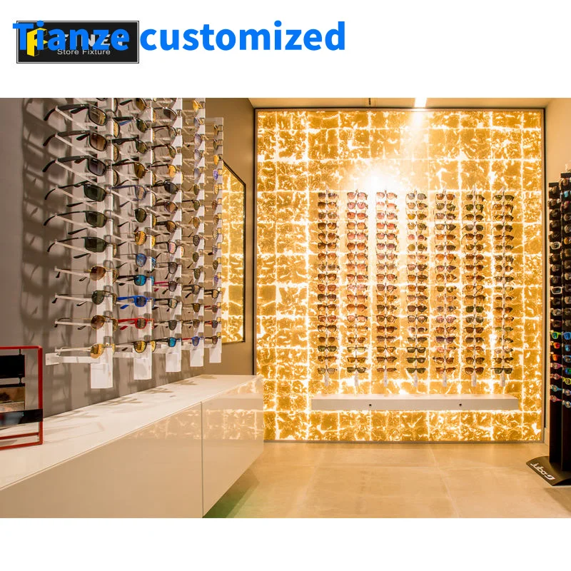 （customized）Customized Sale Price Optical Store Interior Display Furniture Shop and Showroom