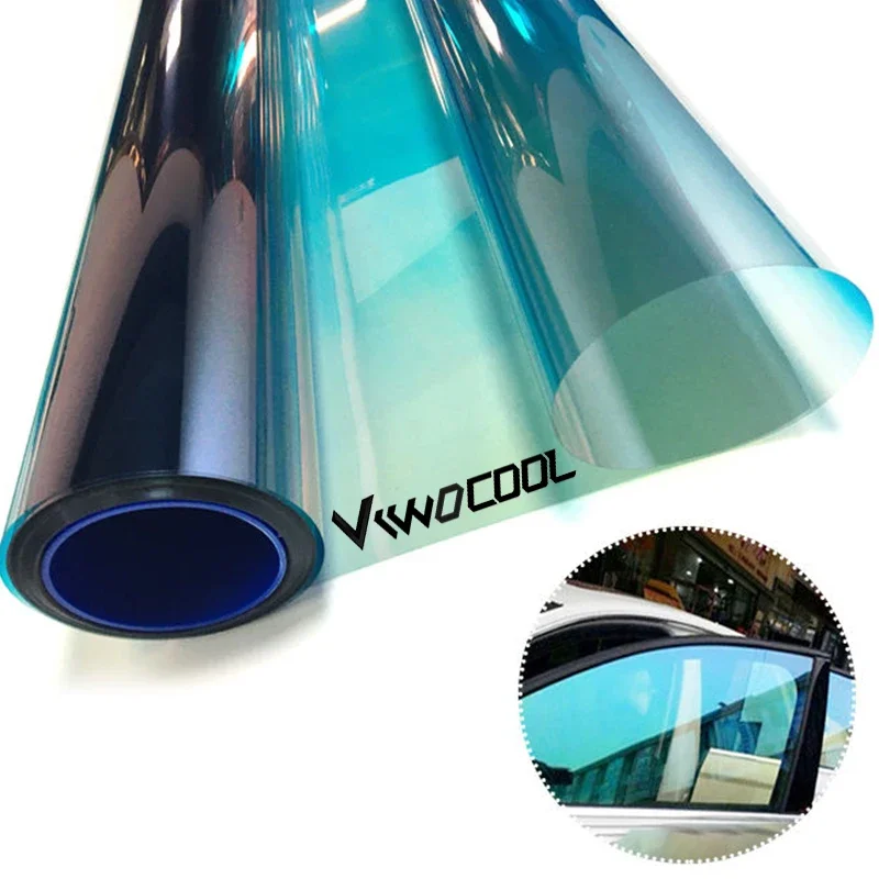 

2025 Viwocool Blue Chameleon Window Tint Film High Heat Rejection Car Tint Film Chameleon Window Film Photochromic