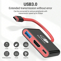 HDMI 4K Switch Dock USB 3.0 Hub Adapter USB C Splitter TV Portable Docking Station for Nintendo Laptops PC iPad MacBook Air Pro