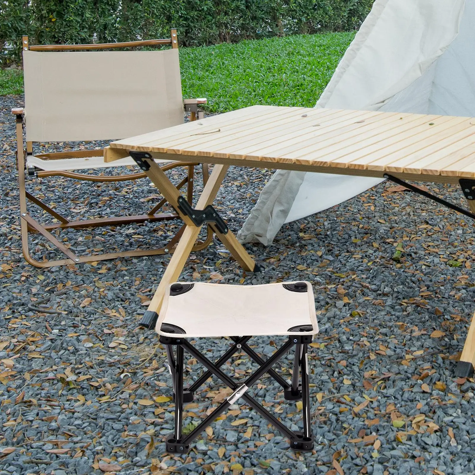 折りたたみ式フットスツールとフットレスト,ポータブルスツール - Outdoor Camping Lounge Chairs のレビューと価格