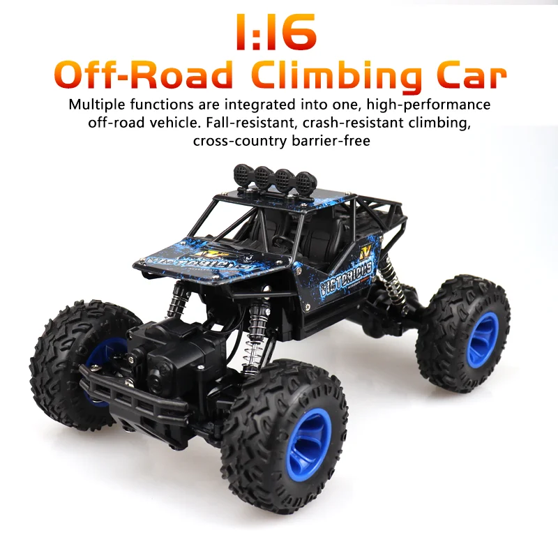 6255-4WD RC Car Off Road Remote Control Cars Radio Buggy Truck Racing Drift With Toys Gift for Boys Girls Children Kid