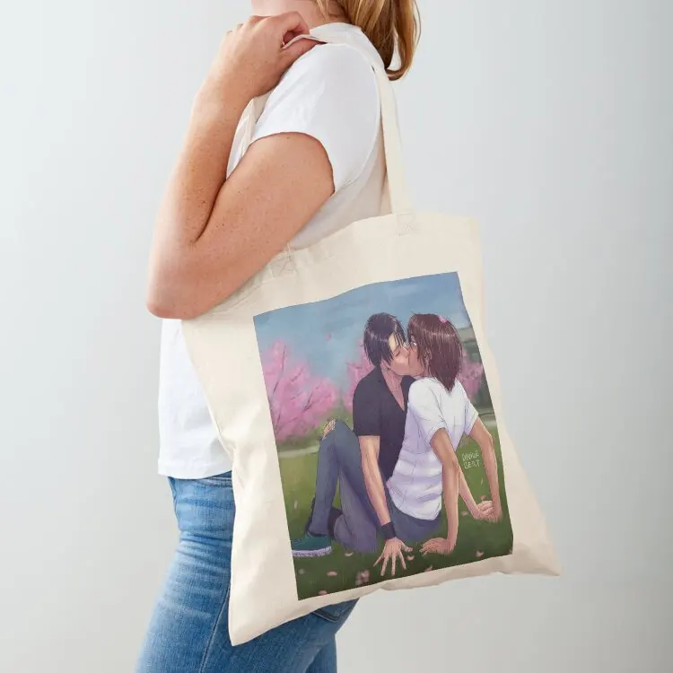 

riren smooch Tote Bag Large bags for women Canvas shoulder bag reusable shopping bags Custom bag