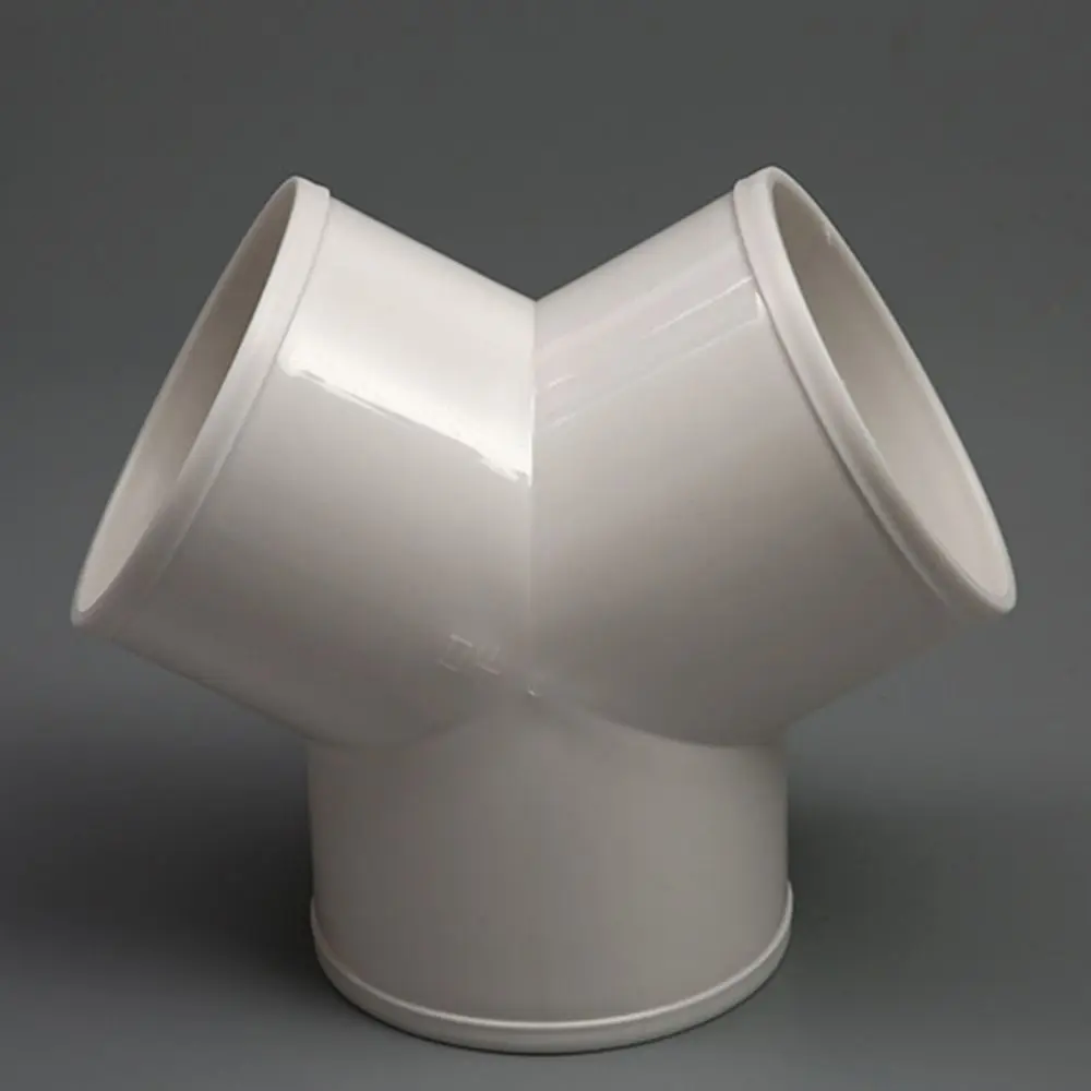 PVC Exhaust Duct Connector T/Y Shape 100/150/200mm Extractor Fan Ventilation Duct Coupler Splitter Connector Air Ventilation