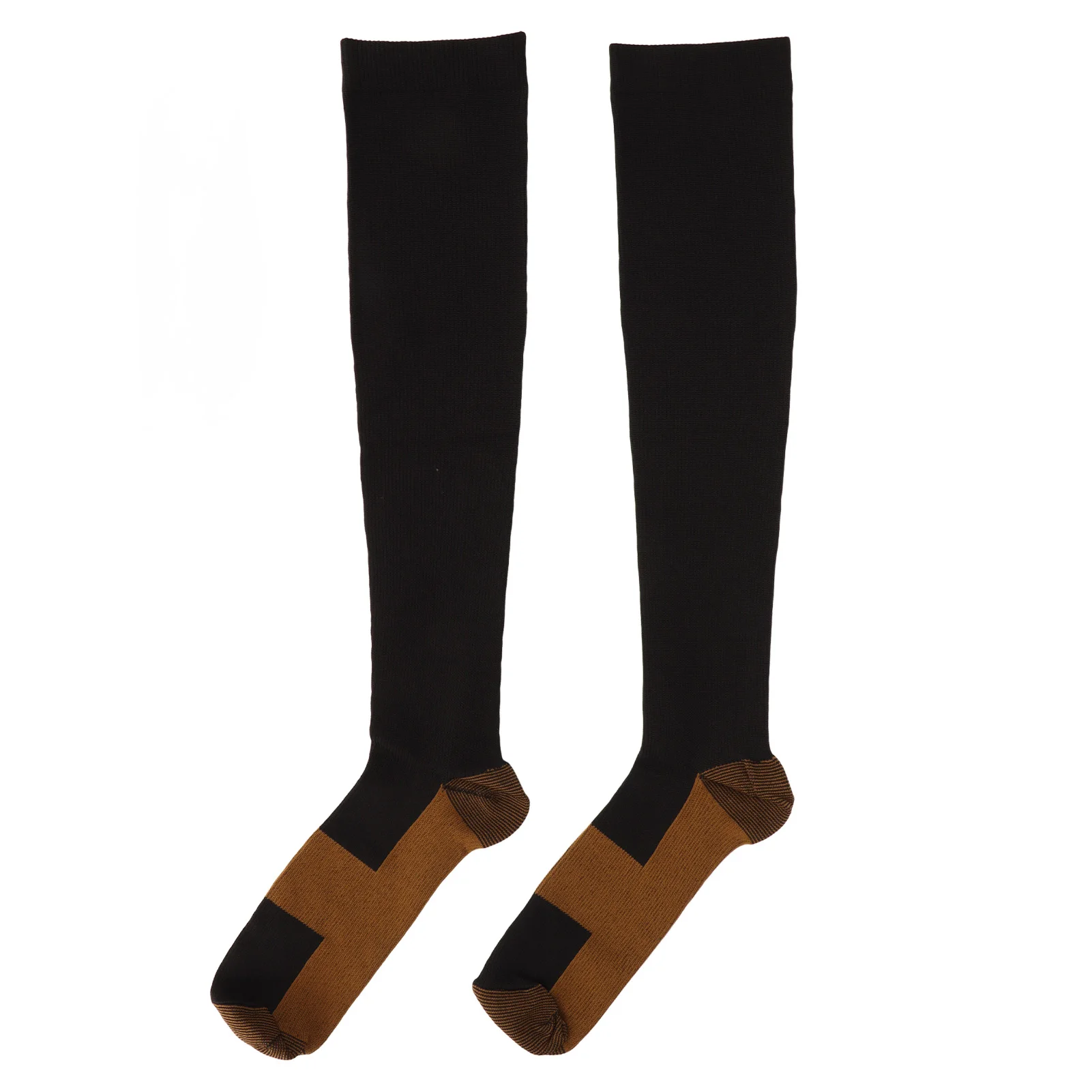 1 pair Calf Compression Stockings Copper Stress Relief Improve Circulation Ankle Compression Socks for Sport Compression Socks