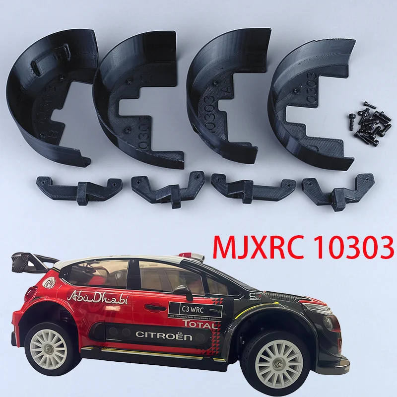 MJXRC 10303 Kotflügel vorne und hinten, 3D-gedruckter Kotflügel für 1/10 Hyper Go MJXRC 10303 C3 RC Cars Truck