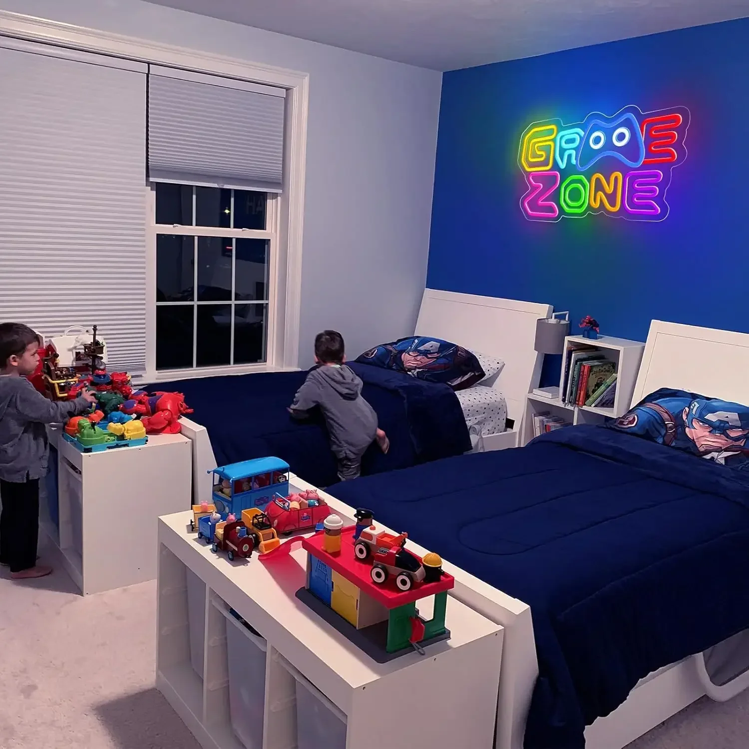    منطقة الألعاب النيون تسجيل USB عكس الضوء LED ضوء النيون تسجيل جدار الفن الديكور لغرفة النوم غرفة المعيشة بار هدايا الحفلات