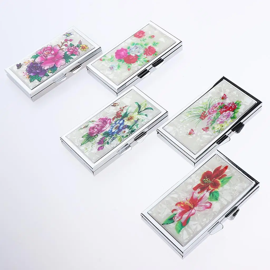 

Box Case for Pocket or Purse,3 Compartments Travel Carry Case - Daily Tablet Organizer Box