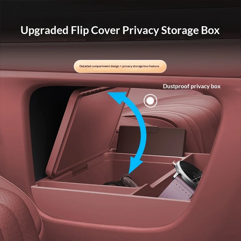 For Hyper A800 2025 Under Center Console Storage Box Multifunctional Eco-friendly Organizer Car Interior Accessories