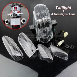 Motorcycle LED Tail Light Rear Stop Lamp Brake Light + 4 Turn Signals Lens For Aprilia RSVR RSV1000R RSV 1000 R Factory 06-2010
