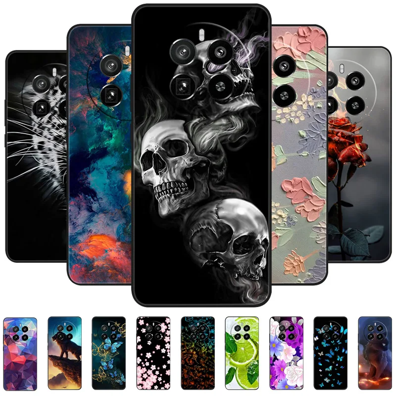 For Realme 12 Pro Case Cover Fundas Black Soft Silicone TPU Protective Phone Case For Realme 12 Pro Plus Full Bumper Shell Coque