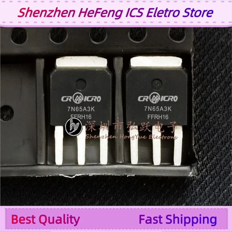 10PCS -20PCS 7N65A3K CR7N65A3K   650V 7A    Quality Guarantee