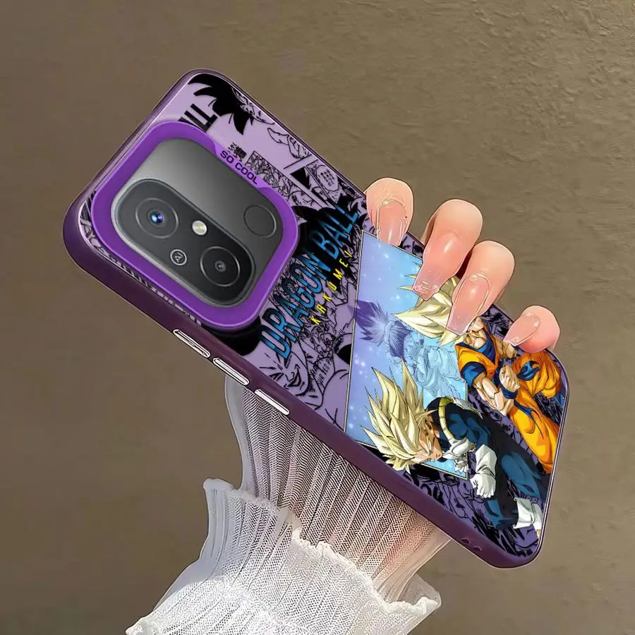Case voor Xiaomi Redmi A4 12 A1 A3 A2 Plus 13 A3x 13C 12C 14C Soft Cover Dragon Ball Comics Goku Frieza