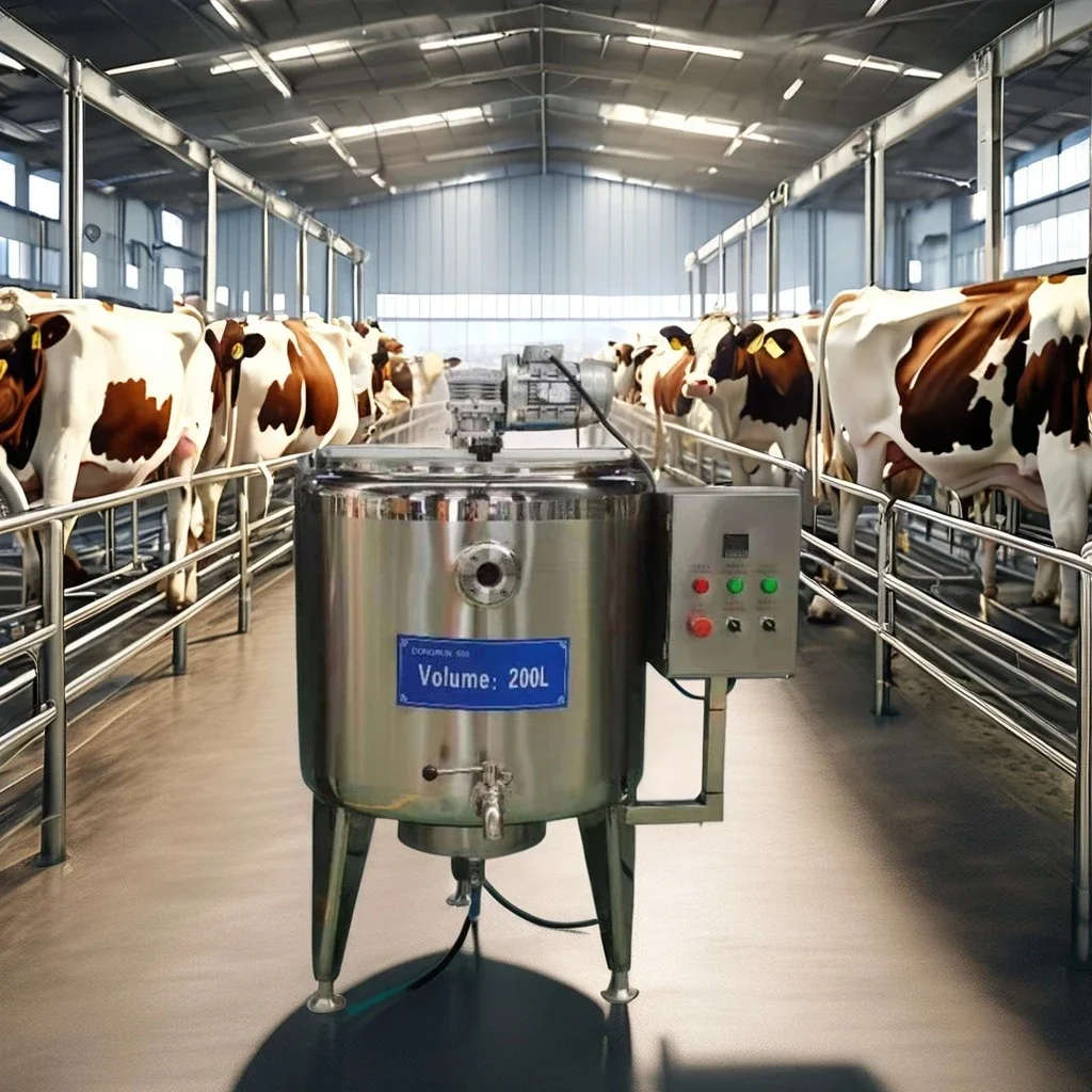 Single Chamber Milk Pasteurizer .300L Food Grade Stainless Steel Fruit Juice Pasteurization Machine