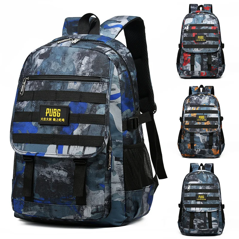 Schoolbag for primary and middle school students boys in Grade 3-6 backpack for large capacity chicken camouflage grade 3