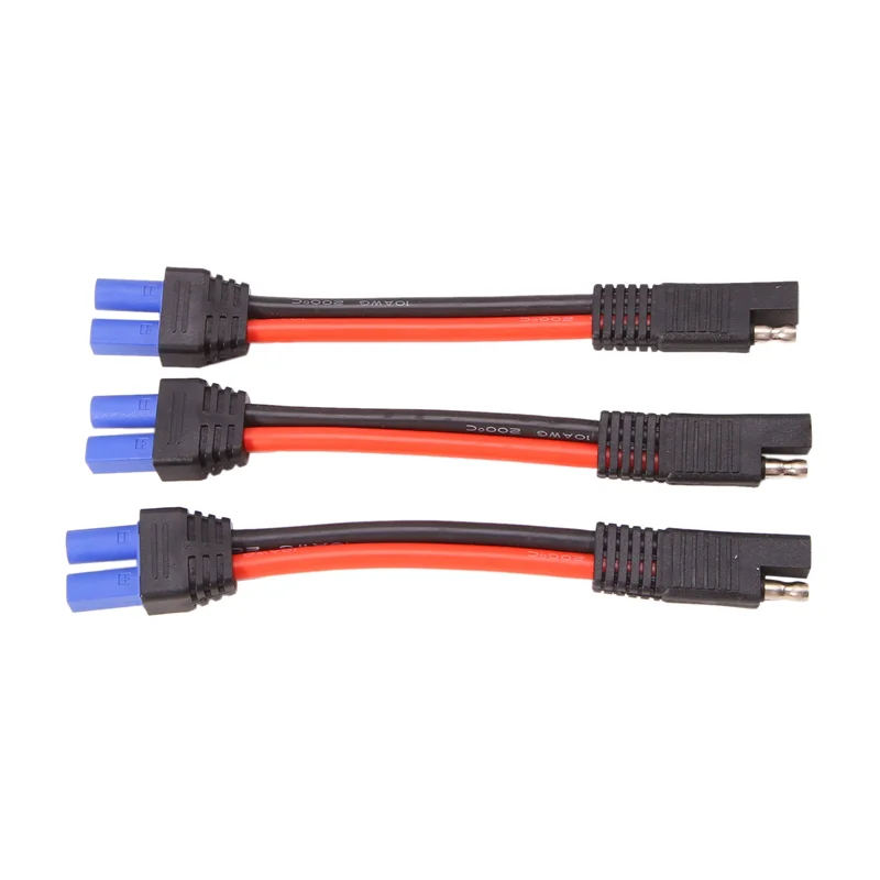 Copper Thick for SAE Adapter Cable SAE Plug Wire To EC5 Female Power Cord Battery Battery Solar Cable