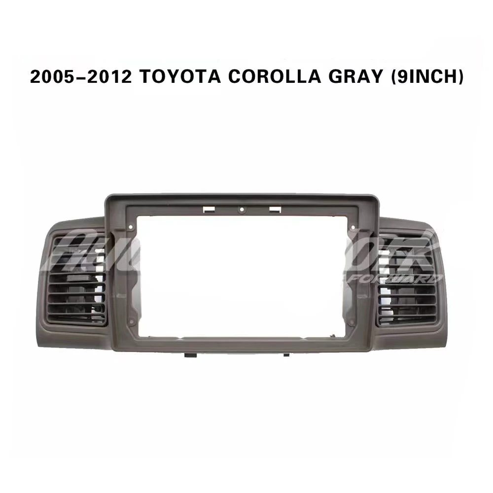 WQLSK 2 DIN 9 inch Car Radio Fascia Panel For TOYOTA Corolla EX 2007-2012 2013+ Stereo Dash Frame Android Power Adapter