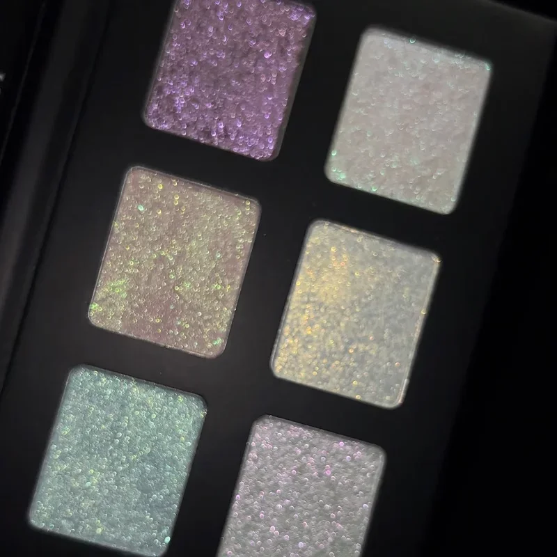 Shellwe Trucco Presente Multiuso Scintillante Alta Lucentezza Levigante Duochrome HIGHLIGHTER Palette Cosmetici per il trucco con glitter perlato