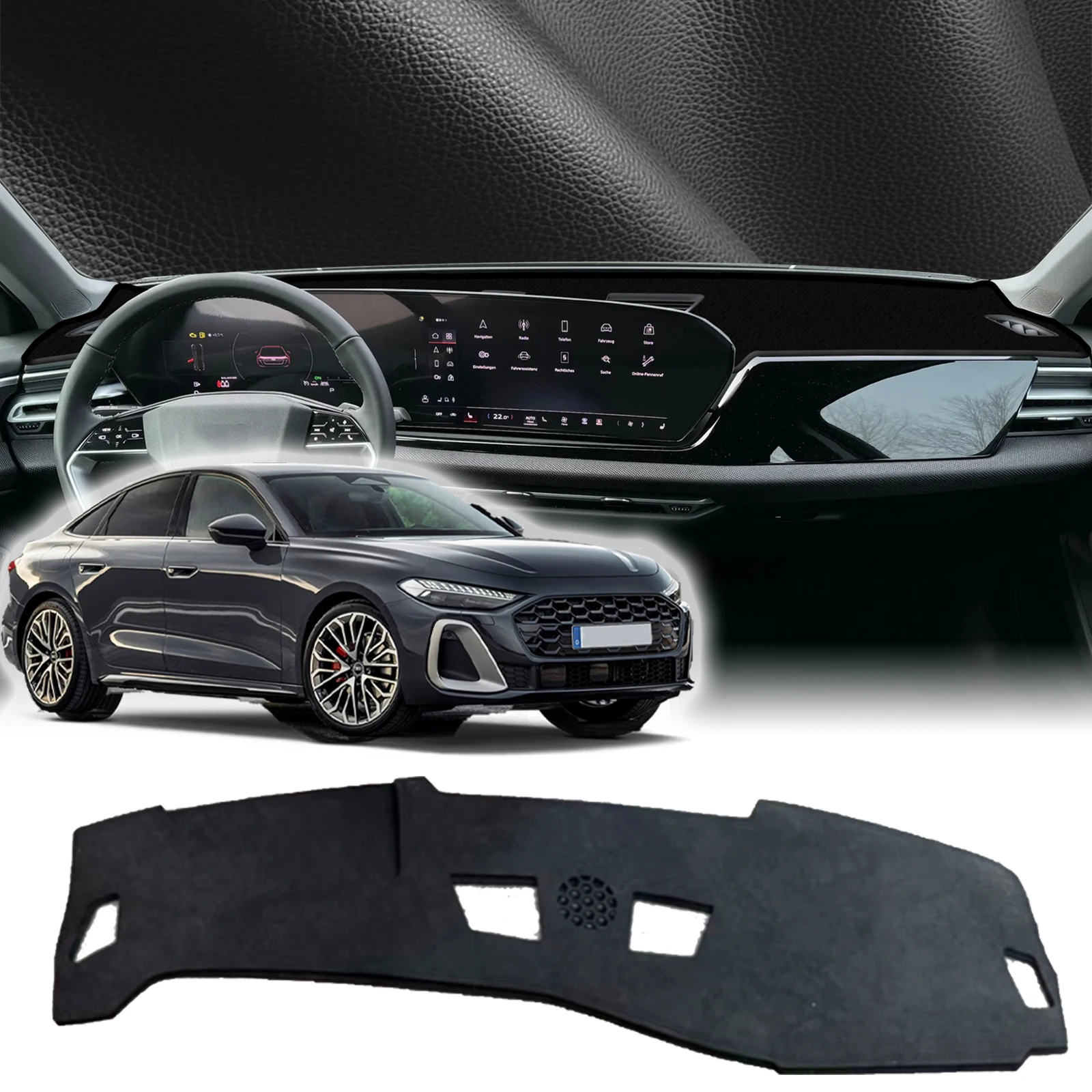 

fit for Audi A5 S5 RS5 2025 2026 2027 Avant Accessories Car Dashmat Dashboard Cover Pad DashMat Sunshade Protective Carpet