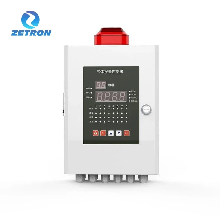 เครื่องควบคุมก๊าซ Zetron TH100 MODBUS RS 485/4-20mA แบบสี่ช่องทาง แผงควบคุมก๊าซ