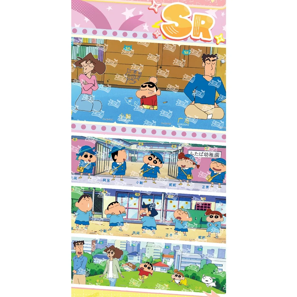 KAYOU véritable Crayon Shin Chan Anime Collection carte personnage populaire Kazama Tōru Suotome Ai Fans comme carte créative cadeaux jouet