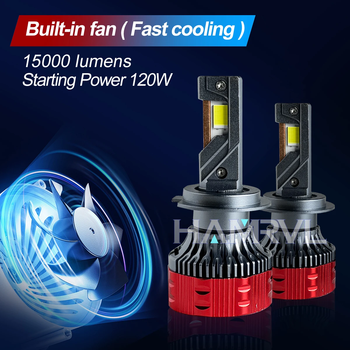 

15000LM LED Car Headlight 120W H1 H4 H7 H8 2pcs /4pcs Auto LED Headlamp 6000K White 120W