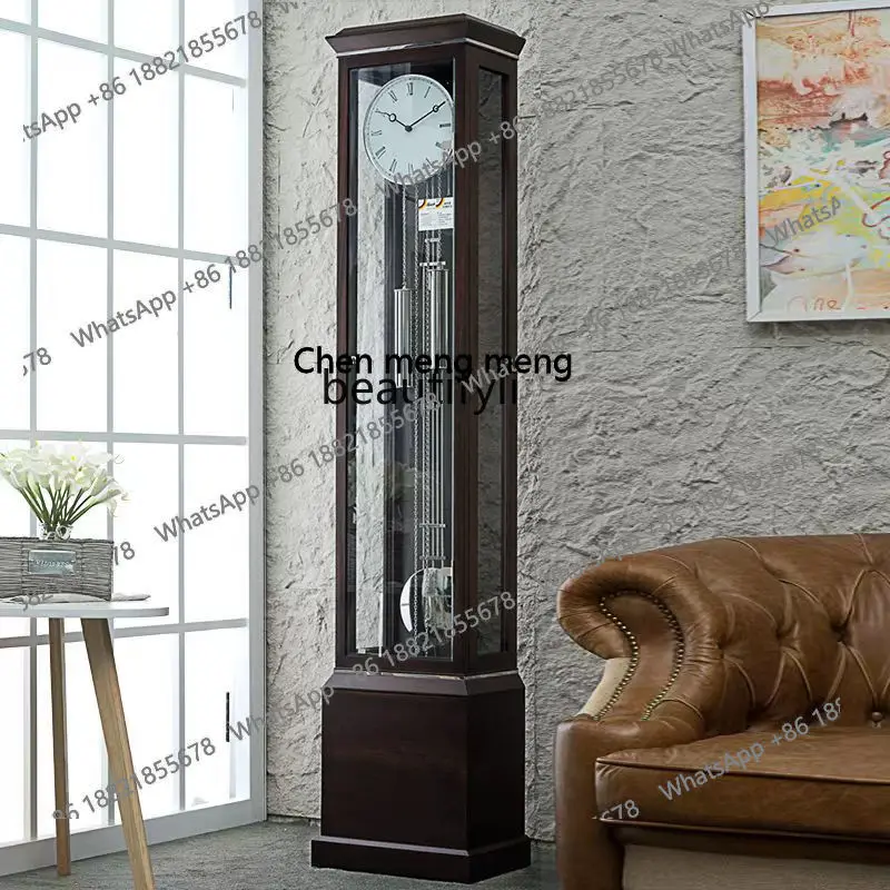 

New Chinese Floor Clock Living Room Germany, Vintage, Home Vertical Machinery Large Standing Clock Floor Clock H