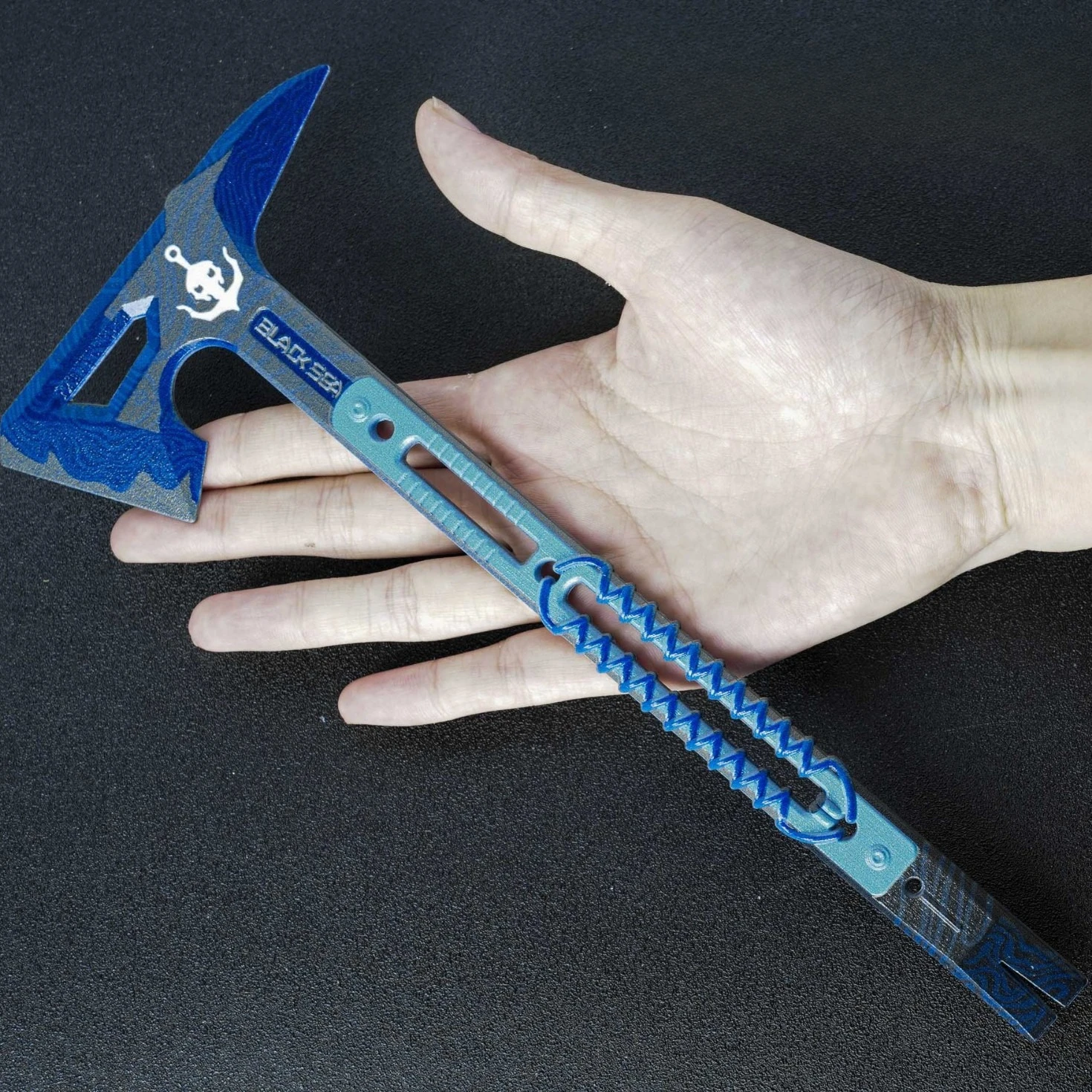 25 centimetri Delta Force Melee arma Mar Nero Tattico Ascia Gioco periferico samurai spada Collezione Modello In Lega Giocattoli Regali per Gli Amici