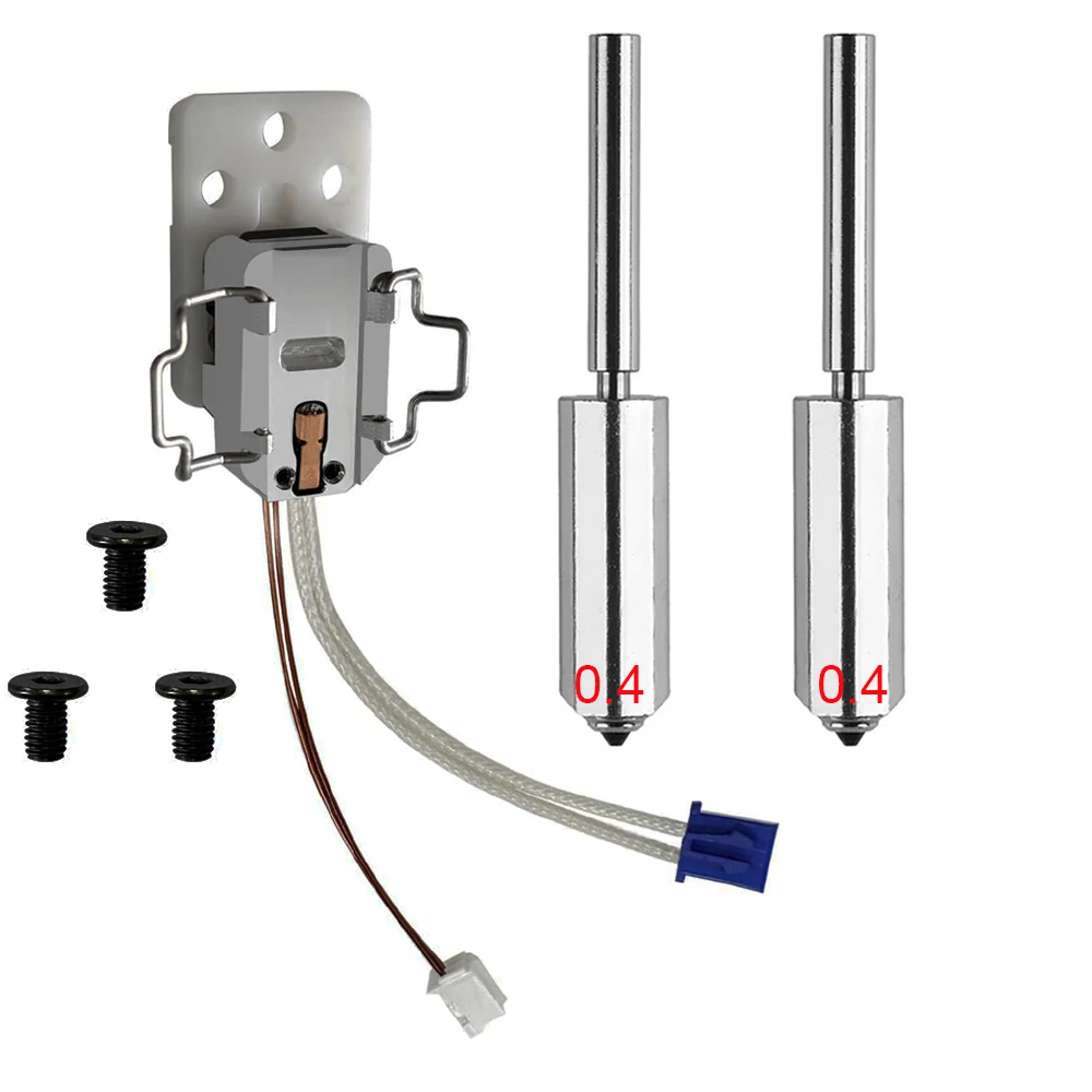 HzdaDeve 0,4+0,6+0,8MM Düsen-Kit und Hotend-Heizbaugruppen-Kit für Kobra S1 Max/Max Combo