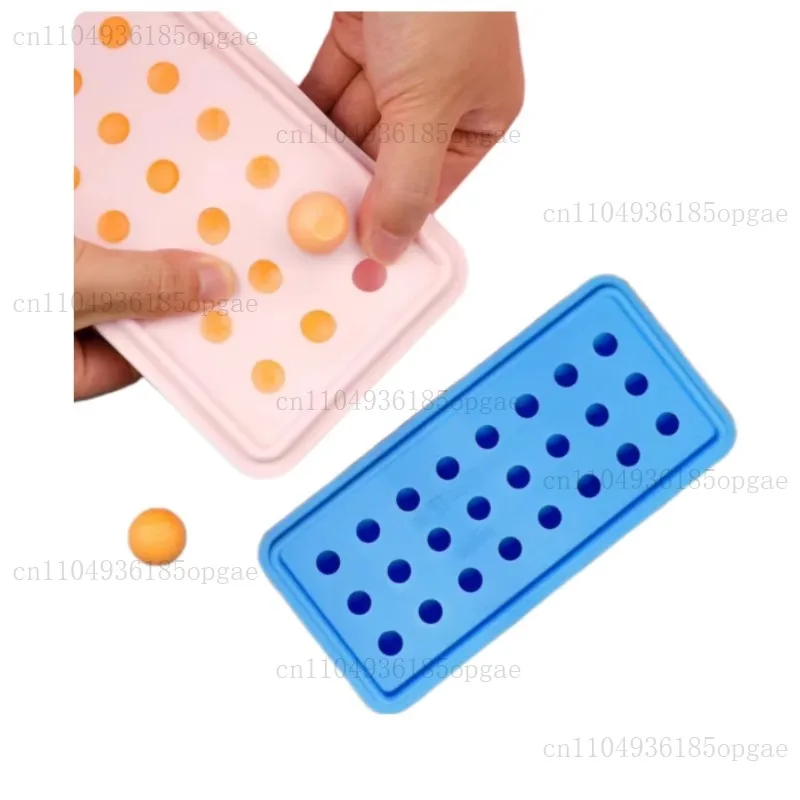 Flow Heart Stuffing Mould Ice Hockey Milk Yogurt Tangyuan Hawthorn Ball Ice Cube Ice Box Easy Demoulding
