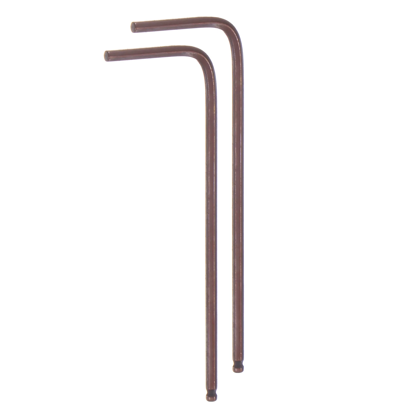 1/2pcs Ball End Hex Key Wrench 1.5/2/2.5/3/4/5/6/8/10mm S2 Steel L-Shape Hexagon Metric Wrenches Repairing Tool for Home Red