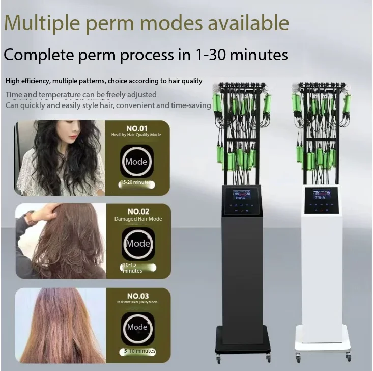 Digital Hair Perm Machine 24V Constant Temperature Dual Mode Group Control Salon Multifunctional Intelligent Thermal