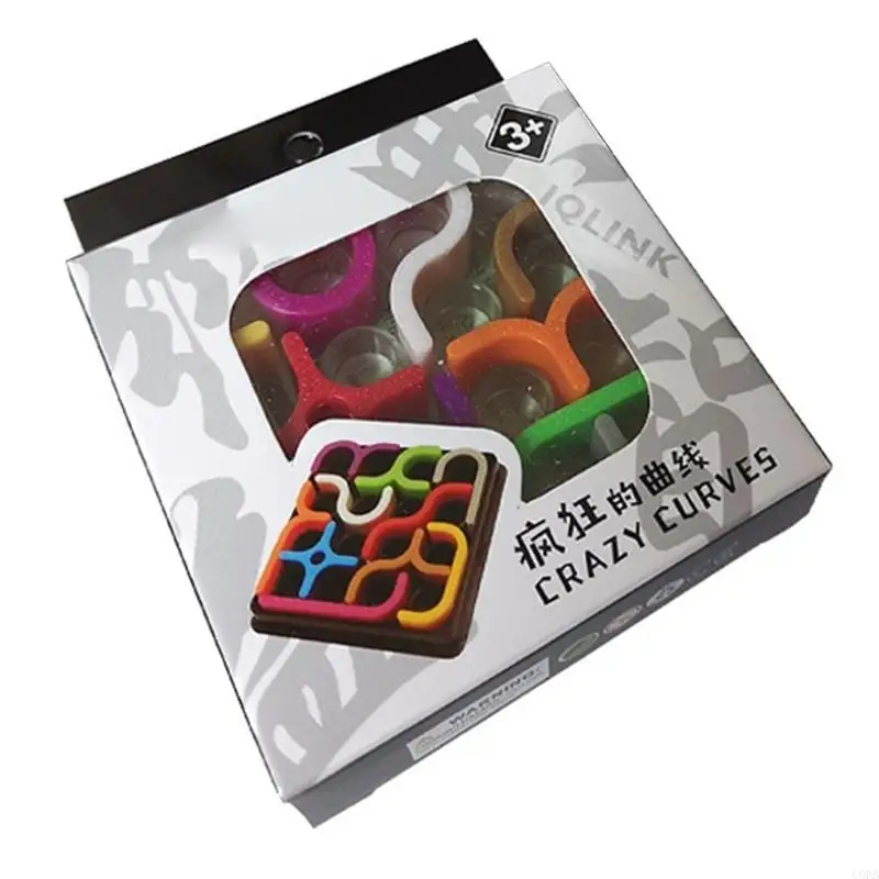 Corb Mind Bending Puzzle Game met kleurrijke rondingen Uitdagende game speelgoed geweldig voor 1Player en Friend Gathering