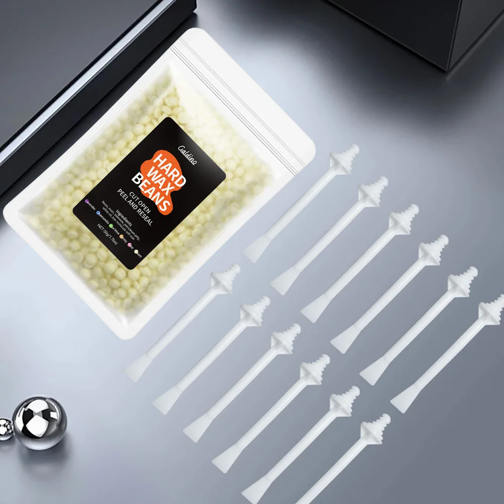 50g Nose Hair Hard Wax Beans, Suitable for Facial Nose Hair Removal