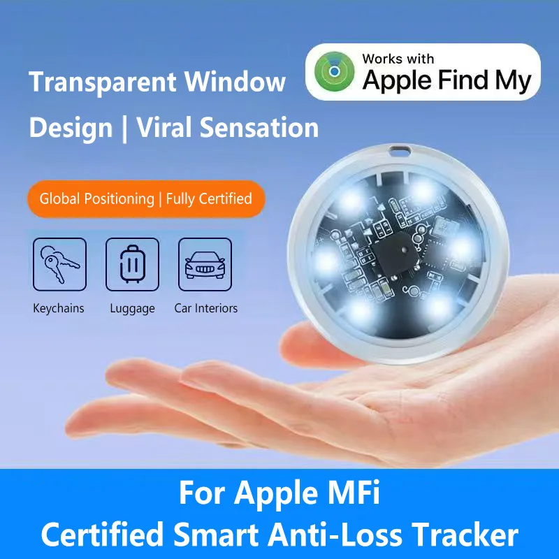 

GPS-трекер для детей с защитой от потери, глобальное позиционирование, с дышащей подсветкой, для домашних животных, пожилых людей, ключей, автомобилей, совместим с Apple Fine My 2026