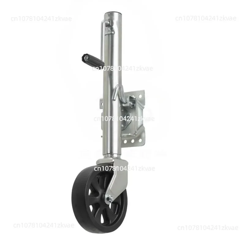 8-inch 1500-pound Trailer Jack with Outrigger Guide Wheels, Supports Yacht Trailers and RVs