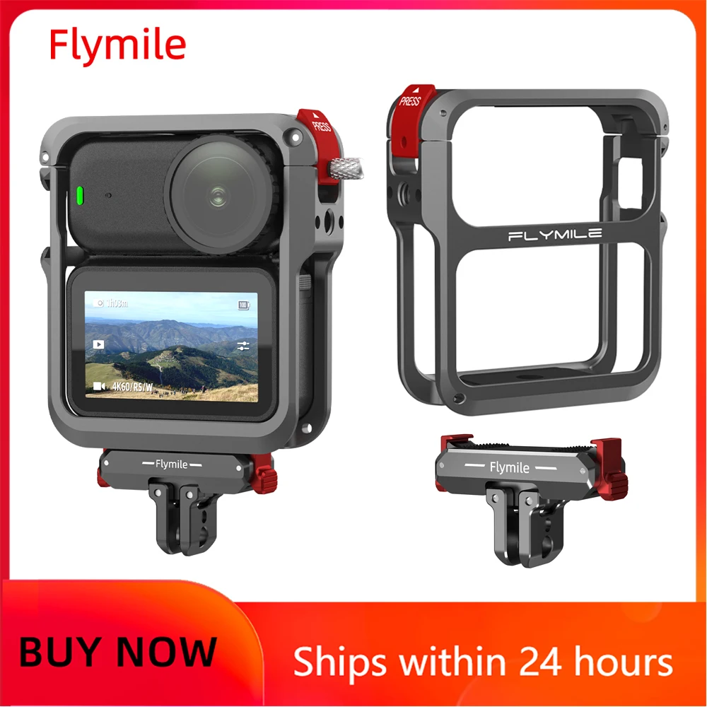 

Flymile Nano Cage Protective Case for DJI Osmo Nano Accessories Metal Frame With Quick-release Base Aluminum Alloy