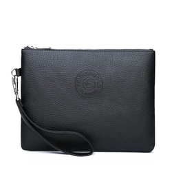 Fashion Simple Design Business Men Clutch Bag High Quality PU Leather Cardholder Case Casual Male Envelop Handbag Day Clutch