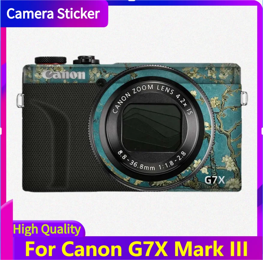 Защитная пленка для камеры Canon G7X Mark III, Виниловая пленка для защиты от царапин G7X3, G7X, mark3