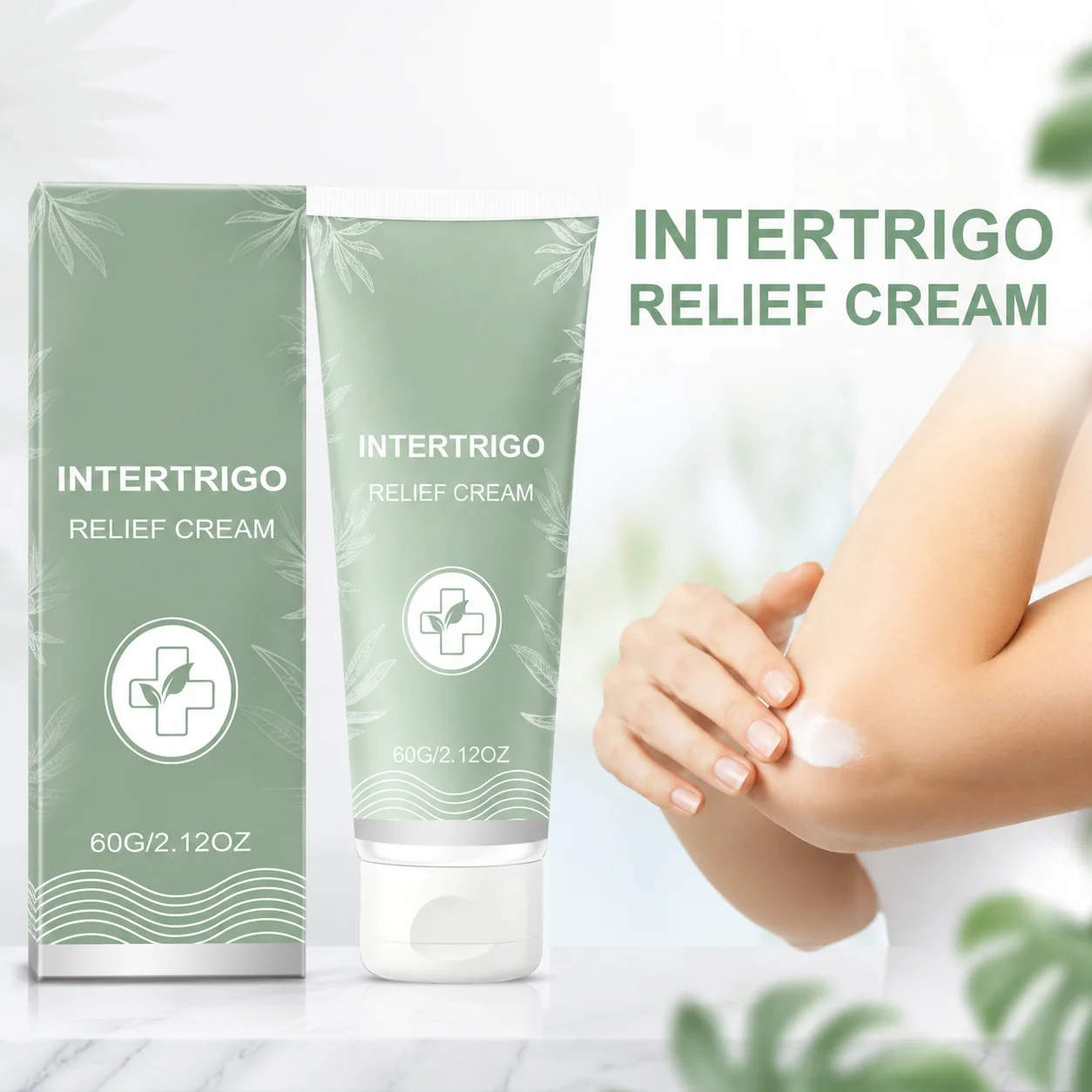 Skin Fold Cream Soothe Skin Fold Redness Prevent Chafing Body Skins Friction Protection Deep Moisturize Intertrigo Relief Cream